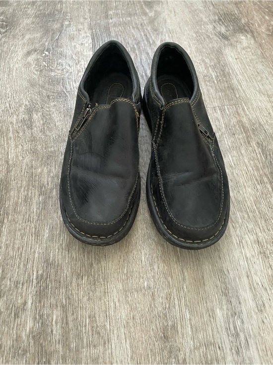 Born Shoes - Born Black Leather Slip-On Mules